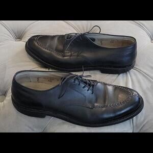 ALDEN 924 BLUCHER Black Leather Lace Up Mens Dress Shoes Oxfords 11.5 B D USA